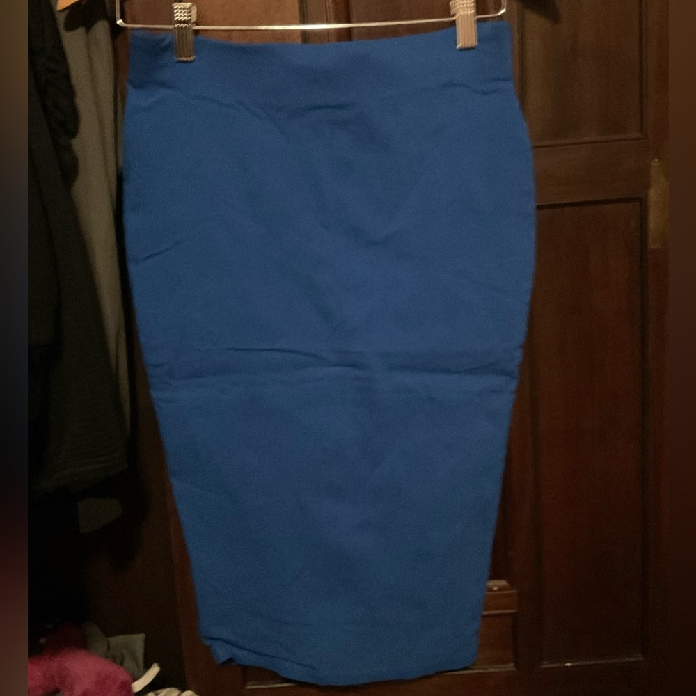 LM Lola Morena women’s Elegant Blue Pencil Skirt size S